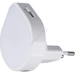 Kanlux 37396 - LED Ориентационно осветително тяло с сензор за включване в контакт ULOV LED/0, 5W/230V (KX0437)