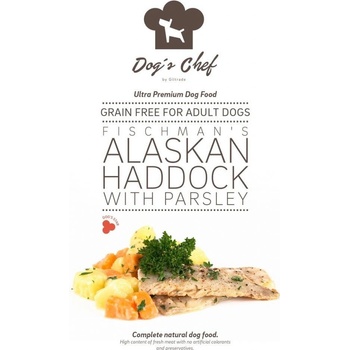 Dog’s chef Fischman’s Alaskan Haddock with Parsley 3 x 12 kg