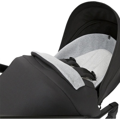 Joolz Prostěradlo Essentials na matraci hluboké korby grey mélange