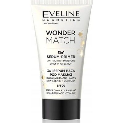 Eveline Cosmetics Wonder Match podkladová báza pod make-up 3v1 SPF20 30 ml