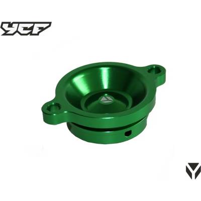 Kryt olejového filtru pro daytona pitbike YCF Barva: Zelená