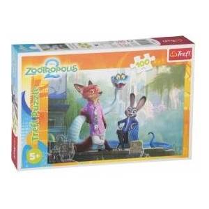 Trefl S. CENA Puzzle - _100_ - Secrets of Zootopia/Disney Zootopia 2_FSC Mix 70 #37