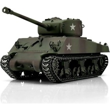 TORRO tank PRE 1/16 RC M4A3 Sherman 76mm maskovacia kamufláž - infra IR - Servo