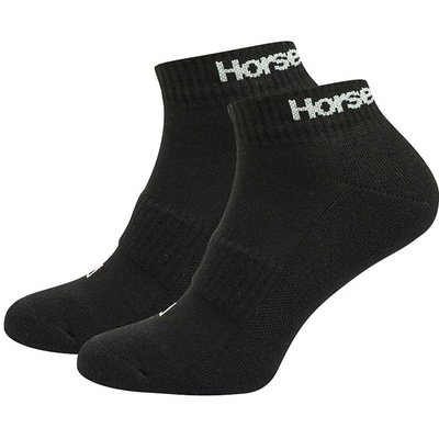 Horsefeathers RAPID PREMIUM 3 PACK pánske členkové ponožky black