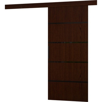 Sconto Posuvné dvere MUSCHU 96 wenge/čierna 96x205 cm
