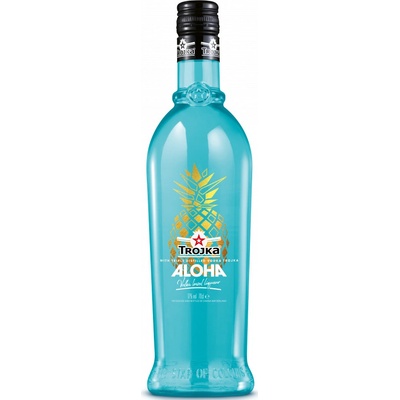Trojka Aloha premium Swiss vodka liqueur 17% 0,7 l (holá láhev)