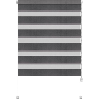 Gardinia Тъмносива ролетна щора ден и нощ 57x150 cm Zebra - Gardinia (48-2028749)