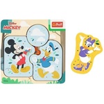 Trefl Дървен пъзел Trefl - Mickey Mouse & Friends, 6 части (61865) - baby