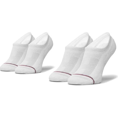 Tommy Hilfiger Комплект 2 чифта къси чорапи мъжки Tommy Hilfiger 100001095 Бял (100001095)