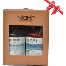 NiaMh Be Pure Detox Shampoo 500 ml + Mask 500 ml darčeková sada