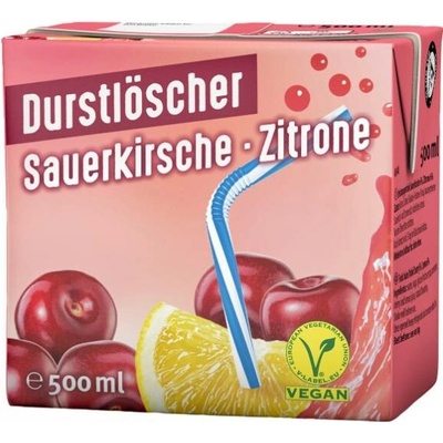 Durstlöscher višeň a citron 0,5 l