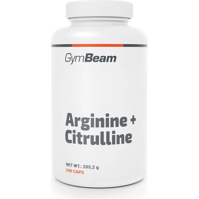 GymBeam Аргинин + Цитрулин 240 капс