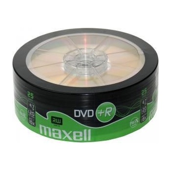 Maxell DVD+R MAXELL, 4, 7 GB, 16x, 25 бр. - (ML-DDVD-plusR4.7-25PK)
