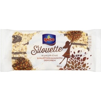 Racio Silouette kukuřičné s mléčnokakaovým dekorem 65 g