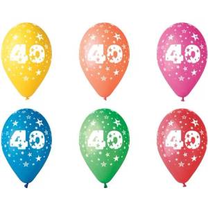  Балон, 26 см, многоброен, 40 11-print40 (11-print40)