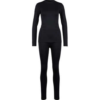 Heber Peak Дамско синтетично термобельо Heber Peak Women's EvergreenHe. Seamless Underwear Set Synthetic base layer - Black - размер S/M (114-3665-0111)