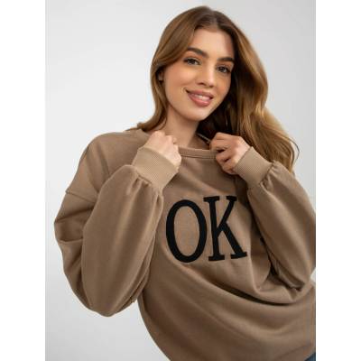 Ex Moda Sweatshirt-EM-BL-ES-21-536.94-dark beige