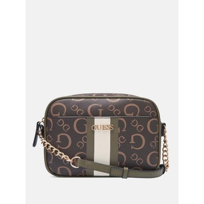 Guess dámská kabelka crossbody Fredericksburg hnědá