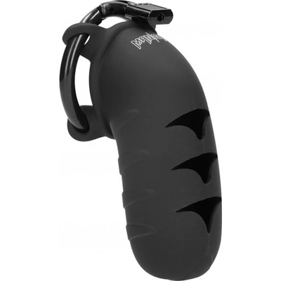 Shots ManCage Chastity Cock Cage 4.5 Inch Model 04 Black