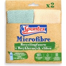 Spontex Microfibre Recyclingfasern mikroutierka z recyklovaných vlákien 30 x 30 cm 2 ks