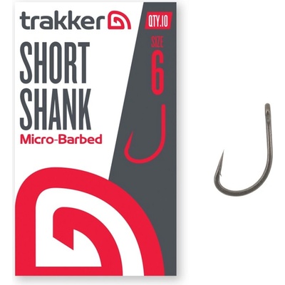 Trakker Short Shank Hooks Micro Barbed vel.6 10 ks