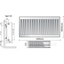 Radiátory Purmo C33 600 x 400