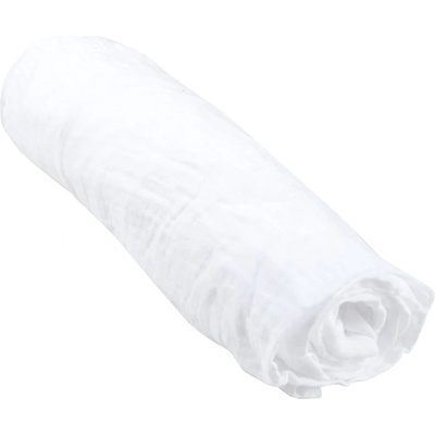 Bébé Douceur Gauge prostěradlo bílé 70x140