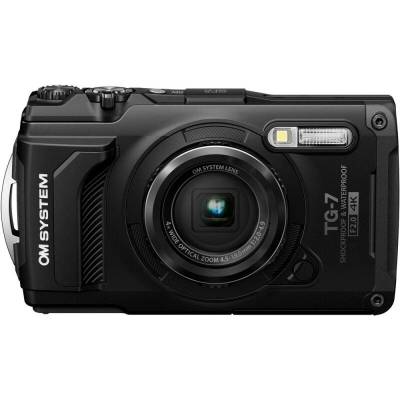 Фотоапарат Olympus TG-7, 4x оптично увеличение, 12 Mpix, 3.0 (7.62 cm) LCD дисплей, слот за SD карта, USB-C, черен (TG-7 Black)