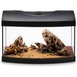 Diversa Аквариум STARTUP 40 LED ЗАОБЛЕН ЧЕРЕН + Dragon Whisper River Kit