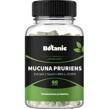 Botanic Mucuna pruriens Extrakt z fazolí s 99% L-DOPA 60 kapslí