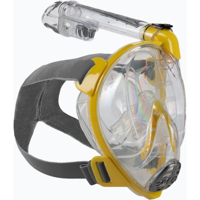 CRESSI Целолицева маска за гмуркане Cressi Duke Dry жълта XDT000010