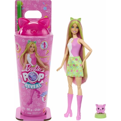 Barbie Pop Reveal Koktejlové Prekvapenie Mačička