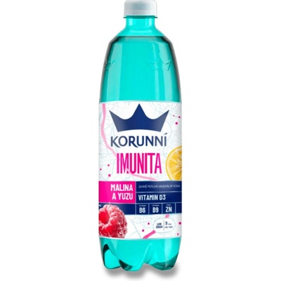Korunní Imunita malina a yuzu jemně perlivá 0,75 l