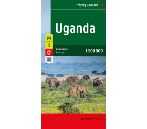 mapa Uganda 1:500 tis.