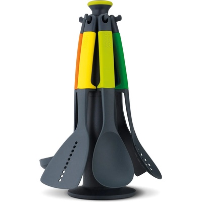 Joseph Joseph Прибори за готвене комплект ELEVATE, с въртяща стойка, многоцветен, Joseph Joseph (JS10118)