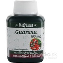 Doplnky stravy MedPharma Guarana 800 mg 107 tabliet