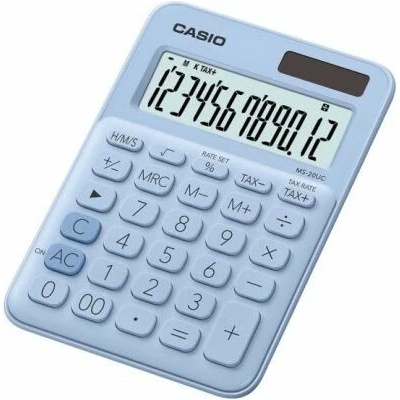 CASIO Kalkulačka MS-20UC světle modrá