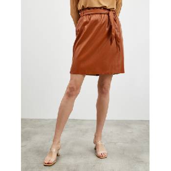 ZOOT. lab Кафява дамска пола от изкуствена кожа с връзки ZOOT. lab Ryoko ZOOT. lab | Kafyav | ЖЕНИ | XS