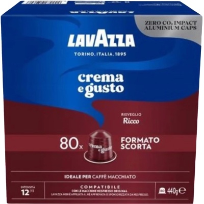 LAVAZZA Кафе капсули Lavazza Crema e Gusto Ricco Съвместими с Nespresso ®, 80бр
