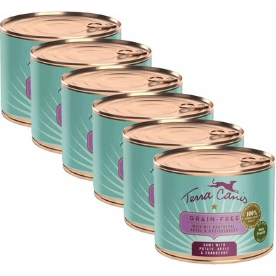 Terra Canis Grain-free ﻿Game with potato apple & cranberry 6 x 200 g