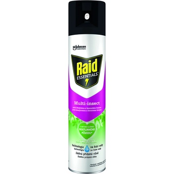 Raid Essentials Multi Insect Insekticid proti létajícímu a lezoucímu hmyzu spray 400 ml