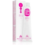 Kallos KJMN Professional Cream Hair Colour Keratin & Argan Oil боя за коса с кератин и арганово масло цвят 7.31 Cappuccino 100ml