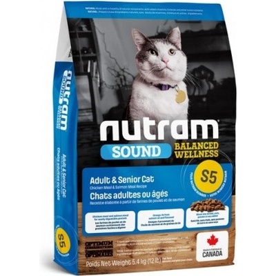Nutram S5 Sound Adult Senior Cat 1,13 kg