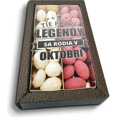 Sablio Mandle v čokoláde Tie pravé legendy sa rodia v októbri 2 x 80 g