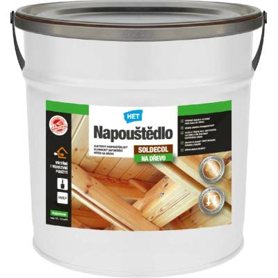 HET SOLDECOL Napouštědlo na dřevo 2.5 l