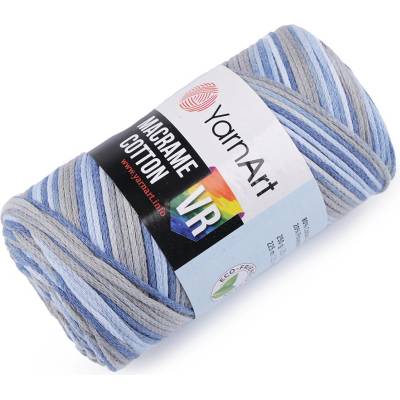Prima-obchod Pletací příze Macrame Cotton 250 g, barva 6 (916) modrá světlá