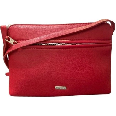 David Jones dámská crossbody kabelka slim CH21031D DARK RED červená