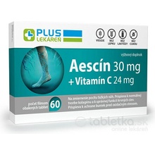 Plus Lékáreň Aescín 30mg + Vitamín C 24mg 60 tabliet