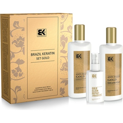 BK Brazil Keratin Brazil Keratin Anti Frizz Gold Set
