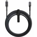Nomad Кабел Nomad Kevlar USB-C to Lightning Cable (NM01A11000), от USB C(м) към Lightning(м), 3.0m, 18W, черен (NM01A11000 (473965))